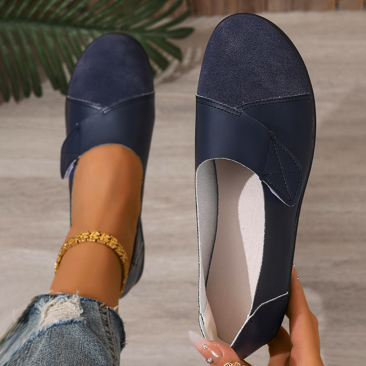 ⏰Last Day! 50% OFF 🔥Premium Stride Harmony Comfy Leather Loafers