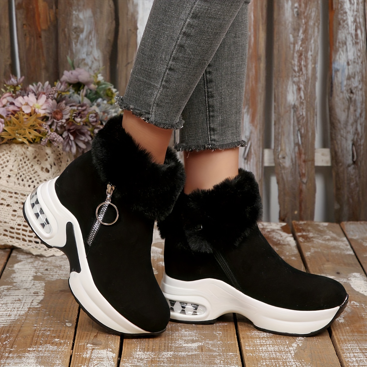 ⏰Last Day! 50% OFF 🔥Women's Comfortable and Stylish Height-Increasing Orthopedic Boots
