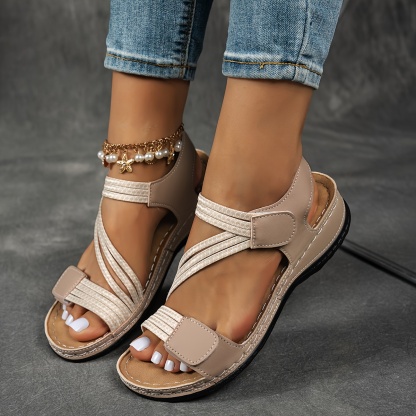 🔥Last Day Promotion 50% OFF - Women's Fashion Beach Sandals - Adjustable Wedge Heel