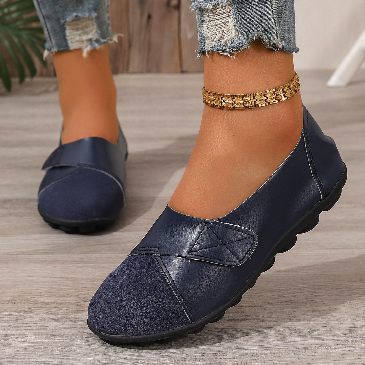 ⏰Last Day! 50% OFF 🔥Premium Stride Harmony Comfy Leather Loafers