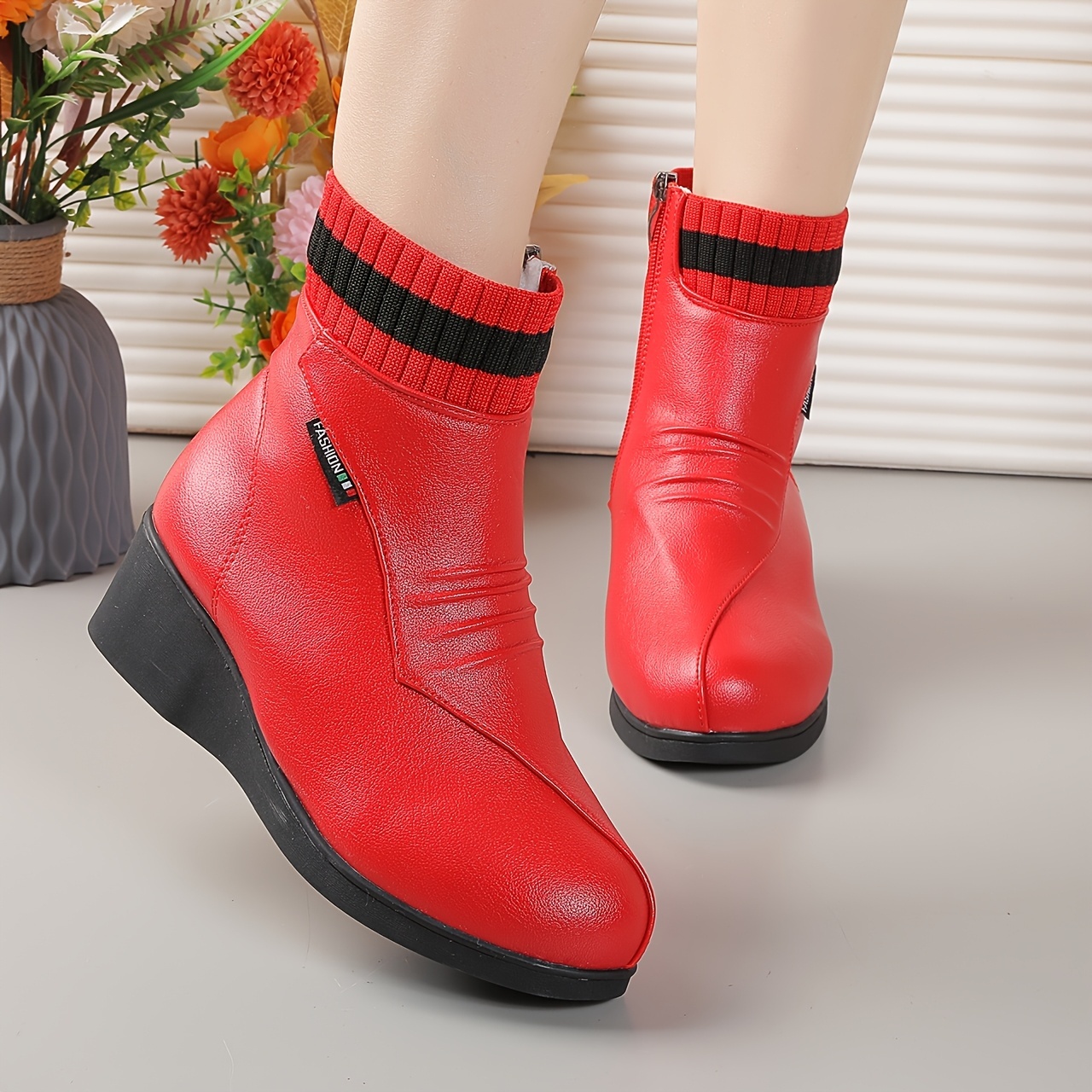 🔥Mega Sale - Buy Now & Save 50% OFF🔥Women's New Autumn/Winter Soft Orthopedic Wedge Ankle Boots
