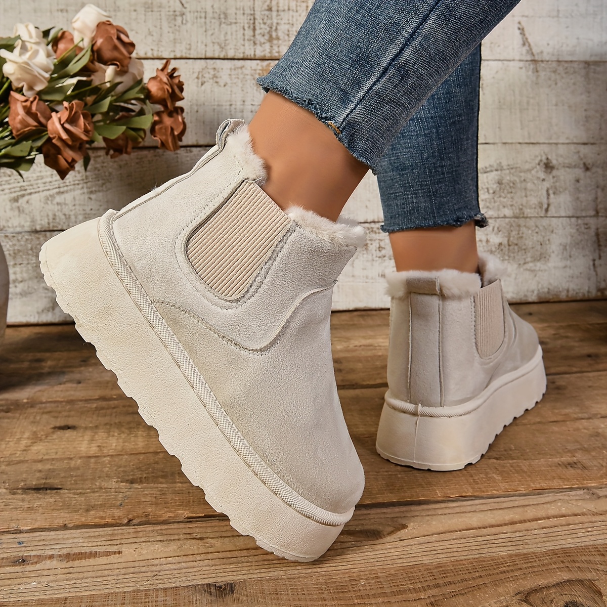 😍Last Day 50% OFF🔥Women’s Warm Snow Boots – Slip-on Design