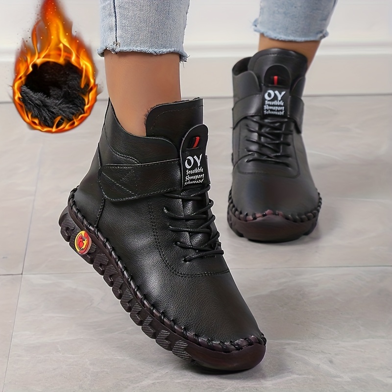 🔥Last Day Promotion 50% OFF - Hand-sewn women's high-top orthotic boots