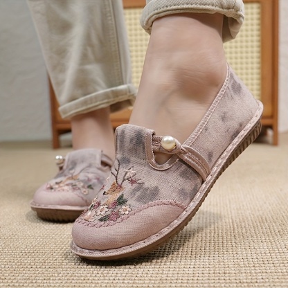 ⏰Last Day! 50% OFF 🔥Women's Floral Embroidered Casual Shoes