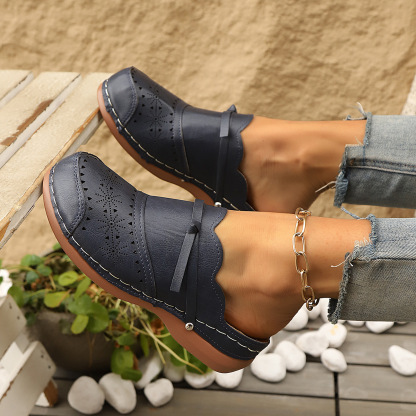 🔥Last Day Promotion 50% OFF - Women's Bowknot Sandals – Comfy Cut-Out Design for Everyday Wear