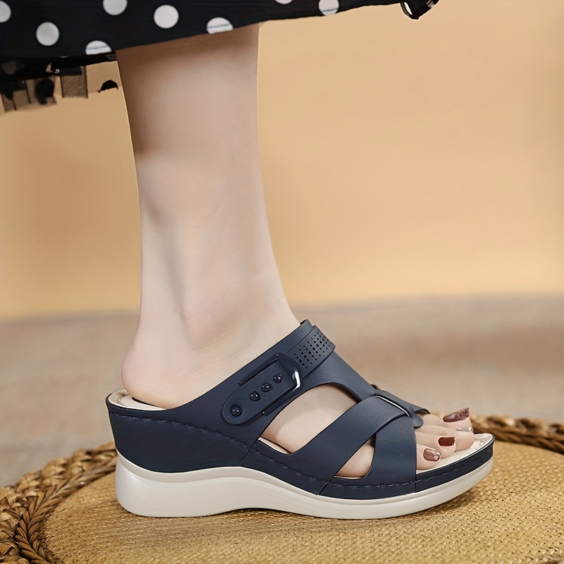 🔥Last Day Promotion 50% OFF🔥Cross-strap open-toe sandals - lightweight and comfortable