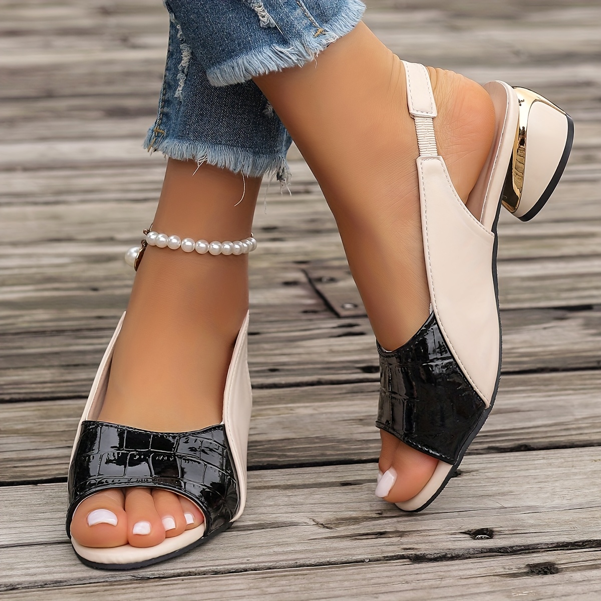 🔥Mega Sale - Buy Now & Save 50% OFF🔥Women's fashionable slingback shoes, casual summer sandals