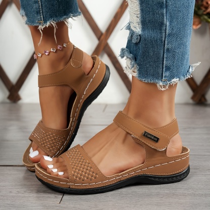 🔥Mega Sale - Buy Now & Save 50% OFF🔥Women's wedge orthotic sandals - exquisite rhinestone embellishment design