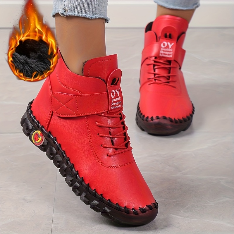 🔥Last Day Promotion 50% OFF - Hand-sewn women's high-top orthotic boots