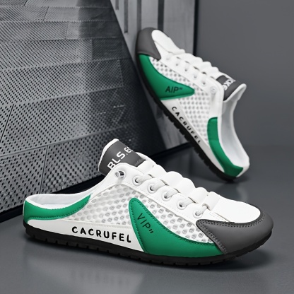 🔥Last Day Promotion 50% OFF - Men's closed-toe slip-on beach sandals with breathable mesh upper