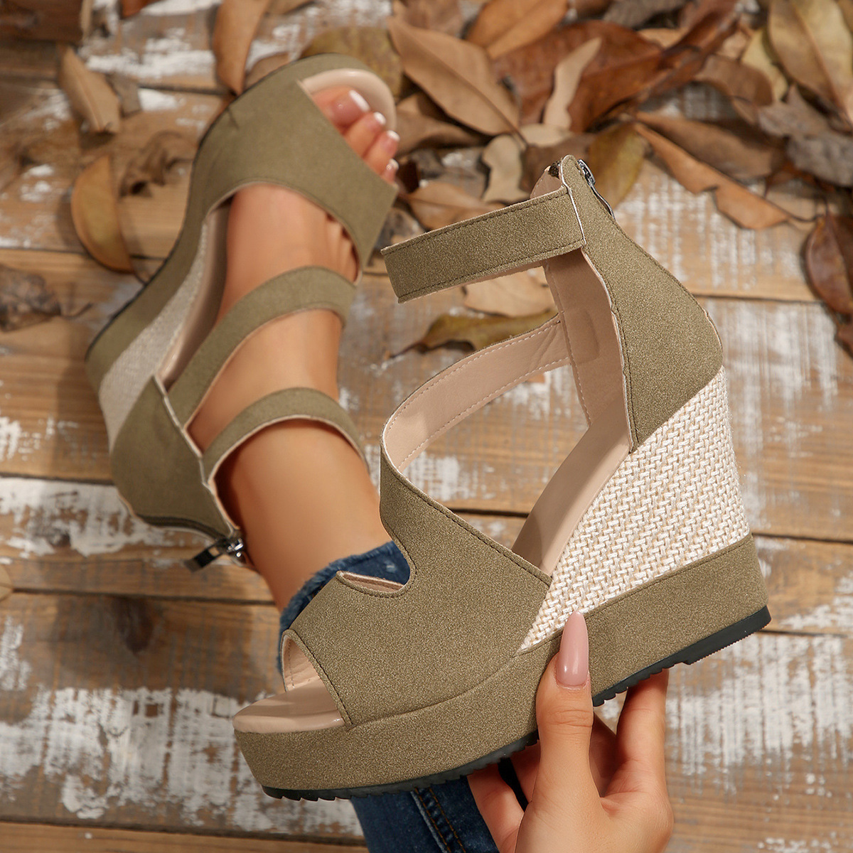 🔥Last Day Promotion 50% OFF - Women's orthopedic wedge sandals