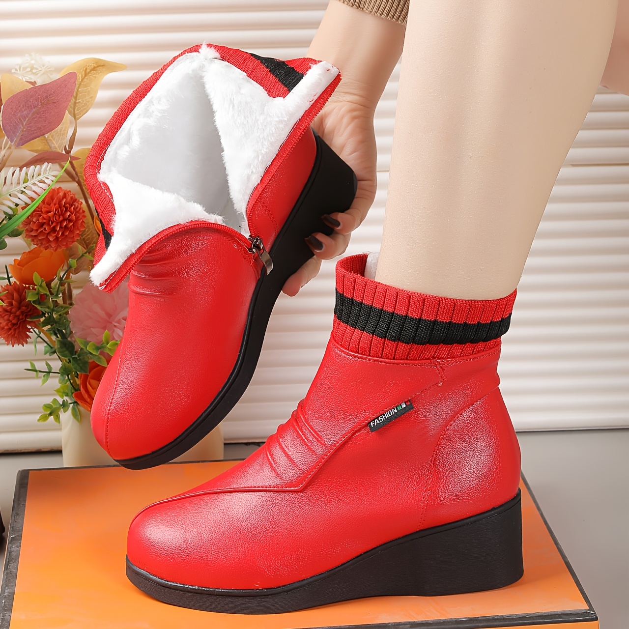 🔥Mega Sale - Buy Now & Save 50% OFF🔥Women's New Autumn/Winter Soft Orthopedic Wedge Ankle Boots