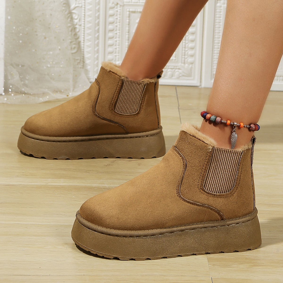 😍Last Day 50% OFF🔥Women’s Warm Snow Boots – Slip-on Design