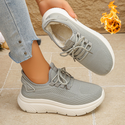 🔥Super Sale – 50% off for a limited time only🔥Women’s knitted thermal shoes, lightweight and non-slip – all-day arch support
