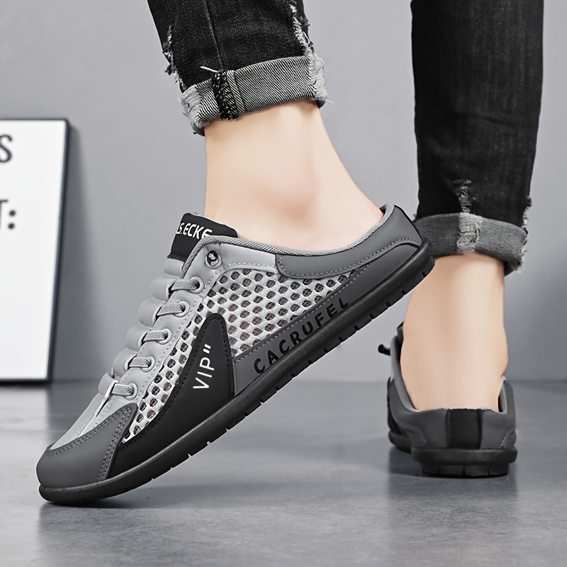 🔥Last Day Promotion 50% OFF - Men's closed-toe slip-on beach sandals with breathable mesh upper