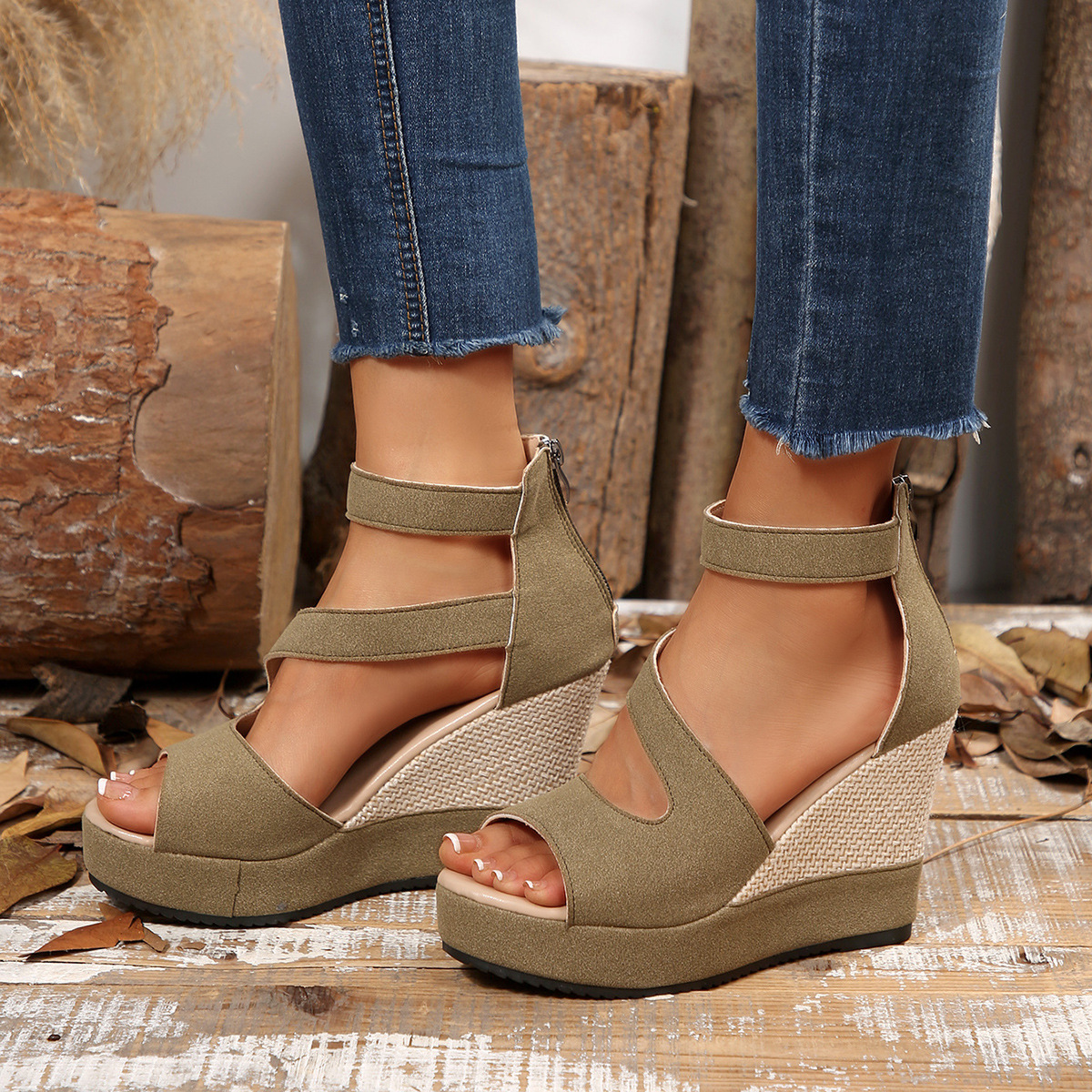 🔥Last Day Promotion 50% OFF - Women's orthopedic wedge sandals