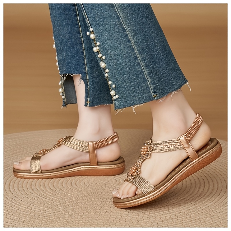 🔥Last Day Promotion 50%🔥Bohemian-style women's flat sandals
