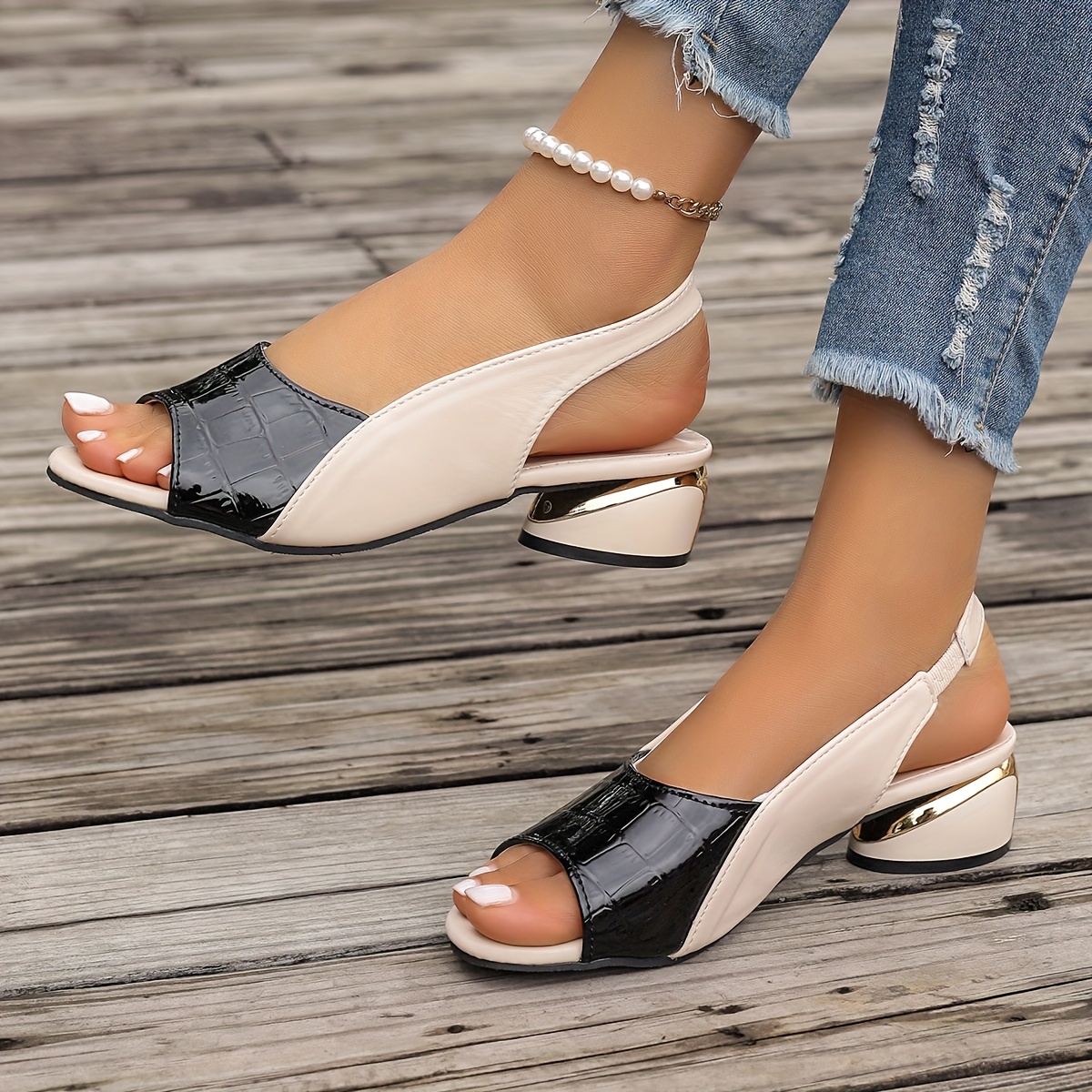 🔥Mega Sale - Buy Now & Save 50% OFF🔥Women's fashionable slingback shoes, casual summer sandals