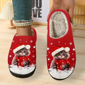 🔥Last Day Promotion 50% OFF - Cute Kitten Series Warm Slippers for Winter
