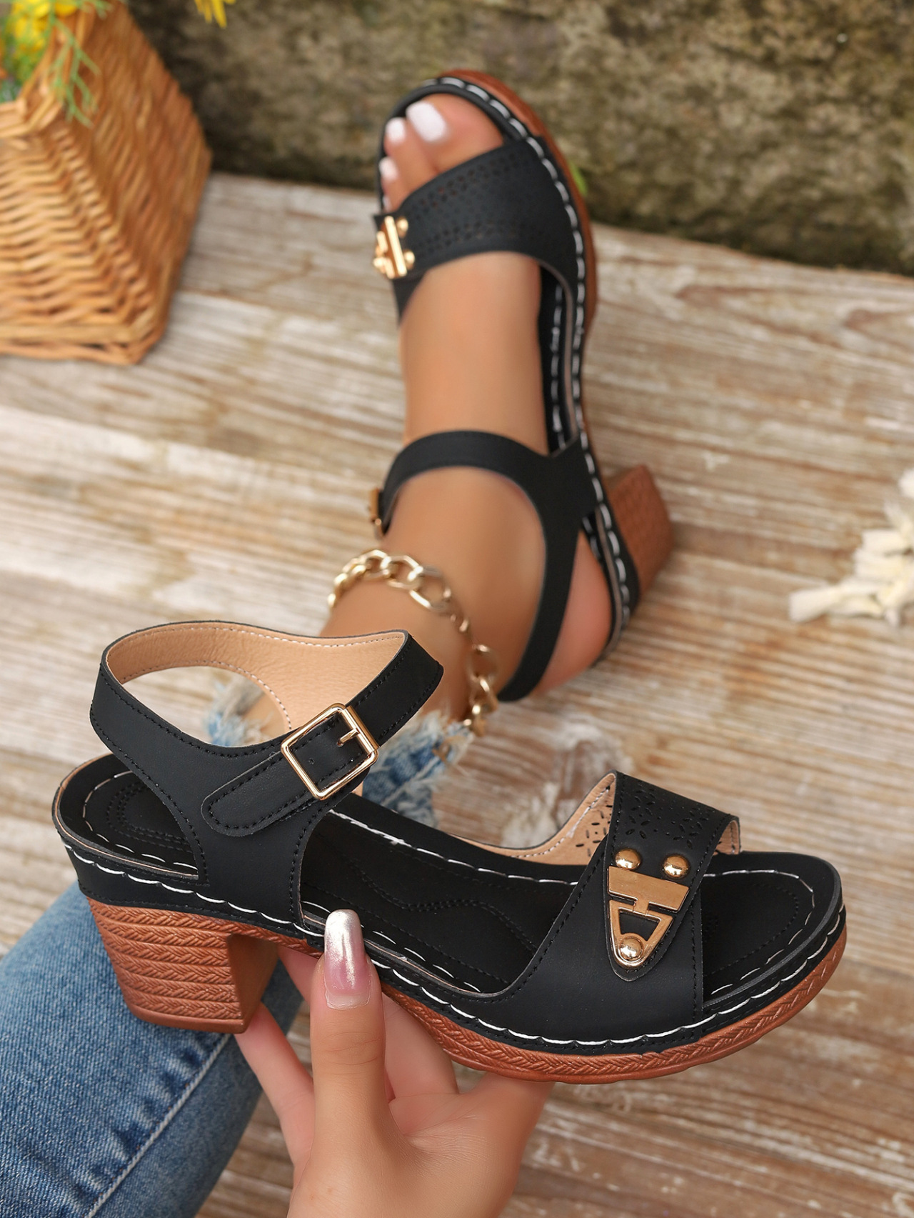 ⏰Last Day! 50% OFF 🔥New Women's Summer High-Heeled Sandals