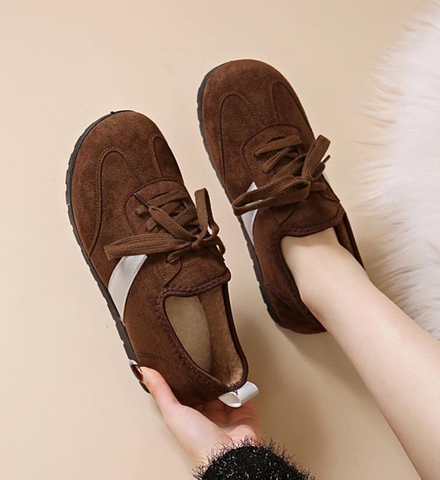 🔥LAST DAY 50% OFF🔥 --- German training winter new style women's warm flat shoes