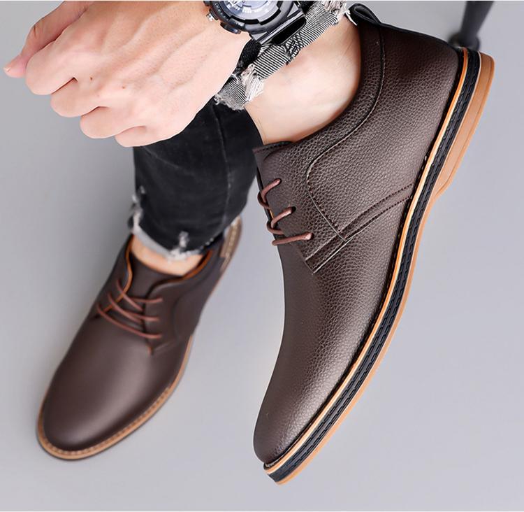 ⏰Last Day! 50% OFF 🔥Men's fashionable casual leather shoes