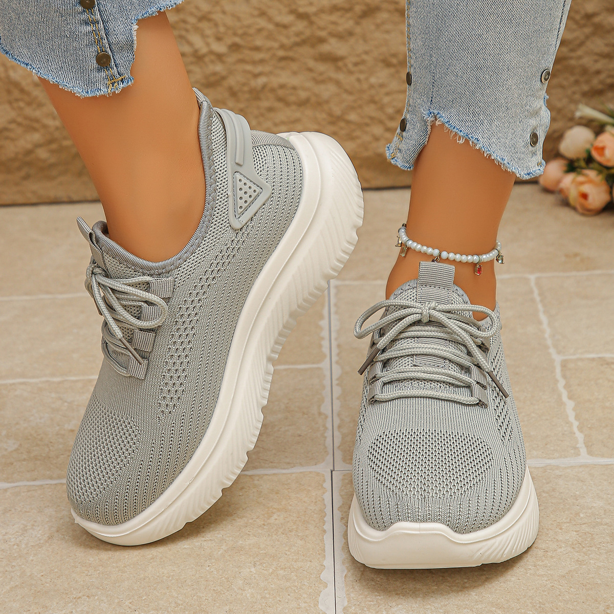 🔥Super Sale – 50% off for a limited time only🔥Women’s knitted thermal shoes, lightweight and non-slip – all-day arch support