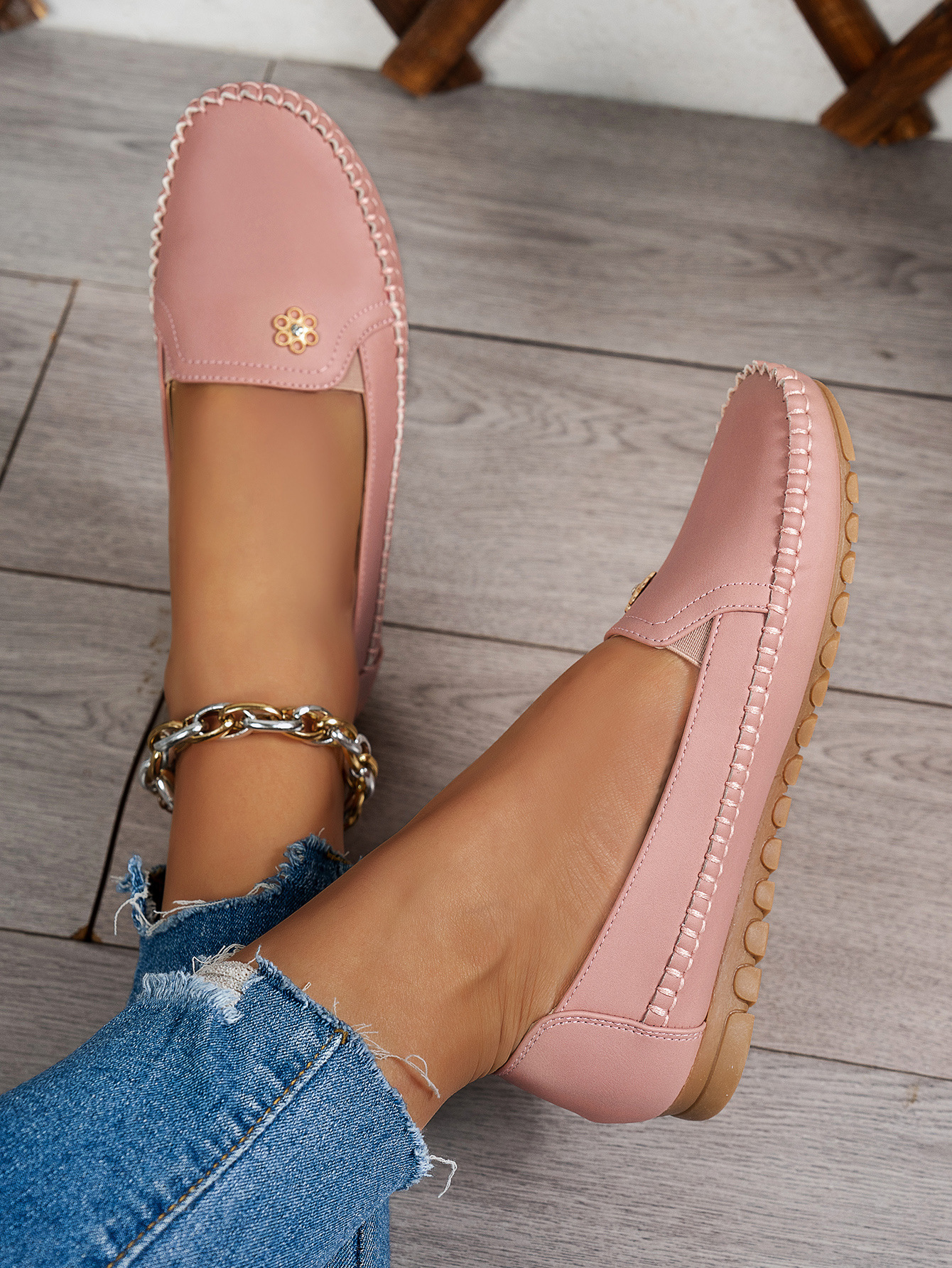 🔥Last Day Promotion 50% OFF --- Stylish Orthopedic Leather Shoes - All-Day Comfort for Women