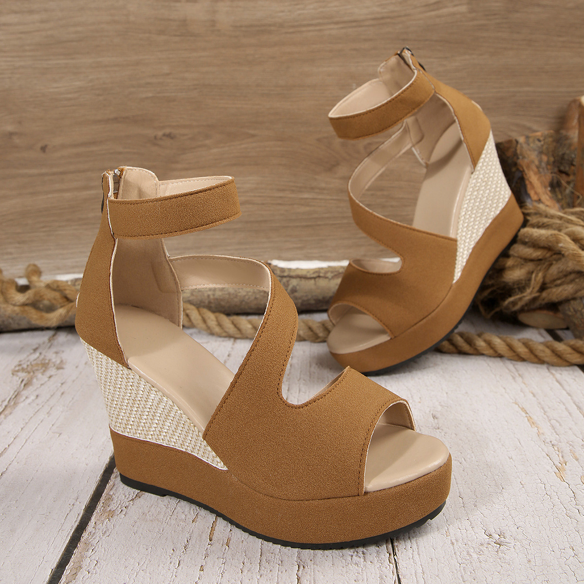 🔥Last Day Promotion 50% OFF - Women's orthopedic wedge sandals