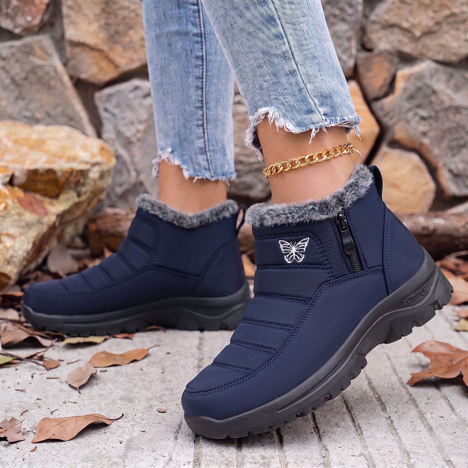 🔥Mega Sale - Buy Now & Save 50% OFF🔥New Women's Suede Orthopedic Wedge Ankle Boots for Autumn