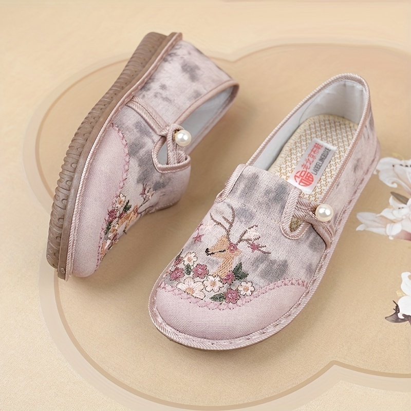 ⏰Last Day! 50% OFF 🔥Women's Floral Embroidered Casual Shoes