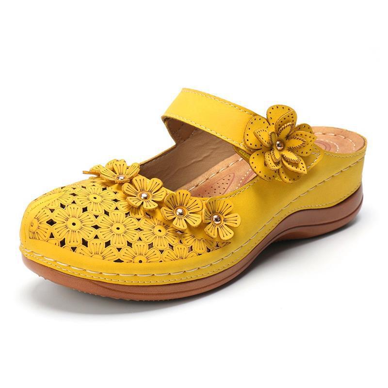 🔥Mega Sale - Buy Now & Save 50% OFF🔥Women's openwork retro round-toe sandals