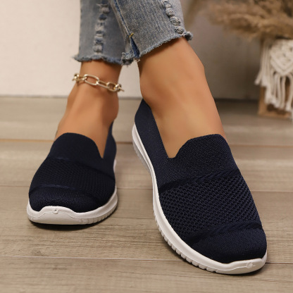 🔥Mega Sale - Buy Now & Save 50% OFF🔥Casual Knit Slip-On Flats – Ultra-Soft Sole, Breathable Everyday Walking Shoes for Women