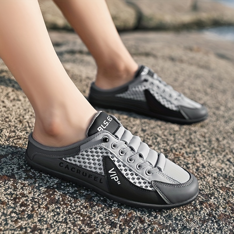 🔥Last Day Promotion 50% OFF - Men's closed-toe slip-on beach sandals with breathable mesh upper