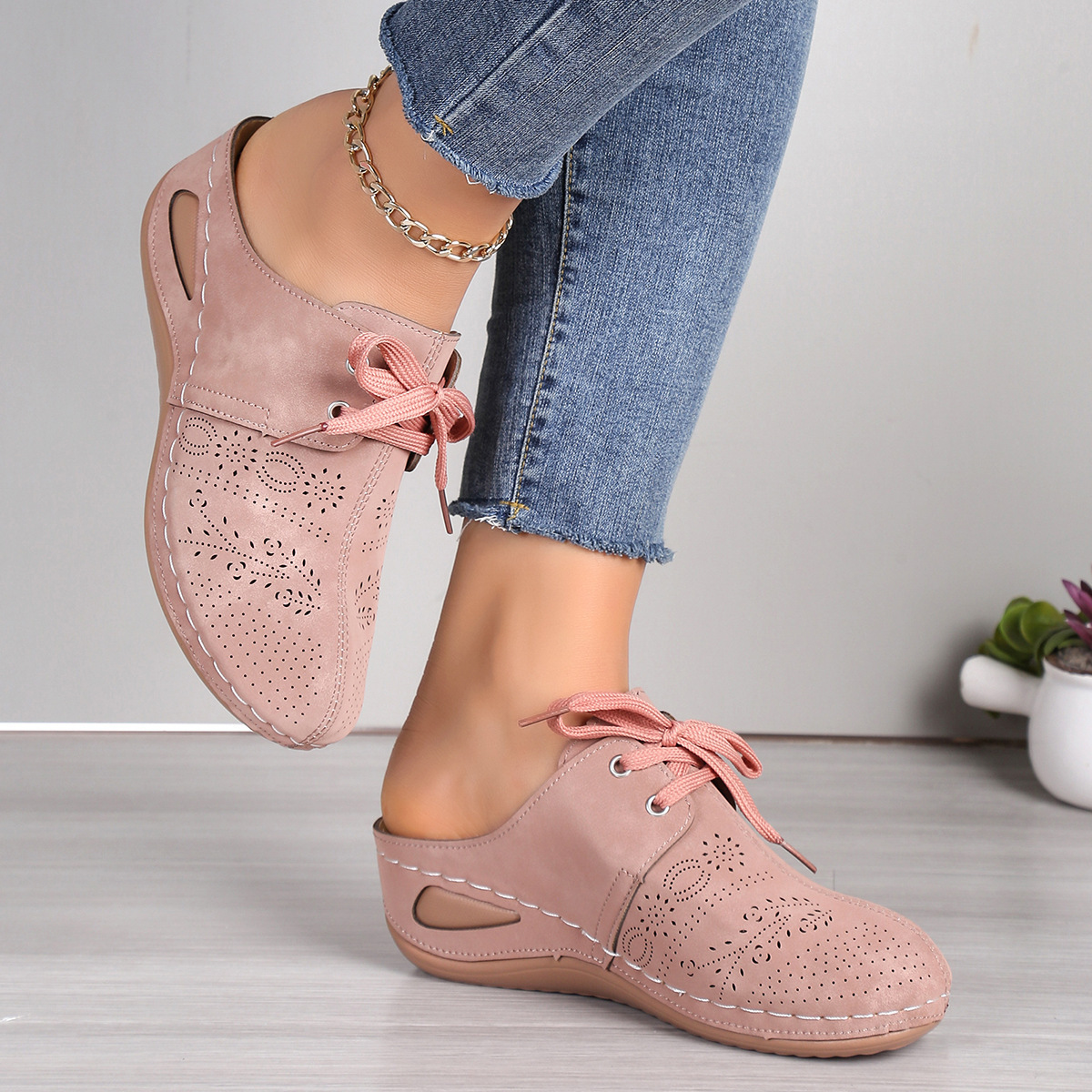 🔥Last Day Promotion 50% OFF - Women's Comfortable and Stylish Sandals – Comfortable openwork design, suitable for everyday wear