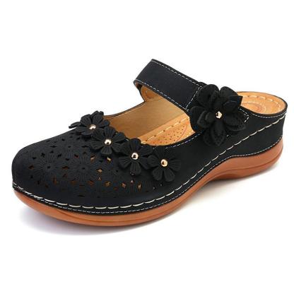 🔥Mega Sale - Buy Now & Save 50% OFF🔥Women's openwork retro round-toe sandals