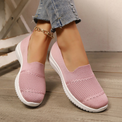 🔥Mega Sale - Buy Now & Save 50% OFF🔥Casual Knit Slip-On Flats – Ultra-Soft Sole, Breathable Everyday Walking Shoes for Women