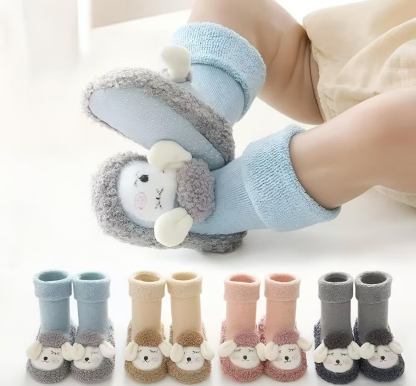 🔥Last Day Promotion 50% OFF --- Baby winter warm socks, non-slip adhesive, toddler shoes and socks