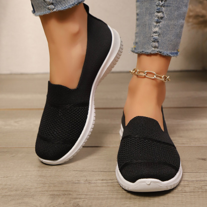 🔥Mega Sale - Buy Now & Save 50% OFF🔥Casual Knit Slip-On Flats – Ultra-Soft Sole, Breathable Everyday Walking Shoes for Women