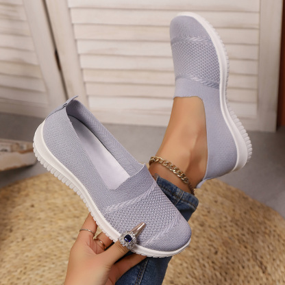 🔥Mega Sale - Buy Now & Save 50% OFF🔥Casual Knit Slip-On Flats – Ultra-Soft Sole, Breathable Everyday Walking Shoes for Women