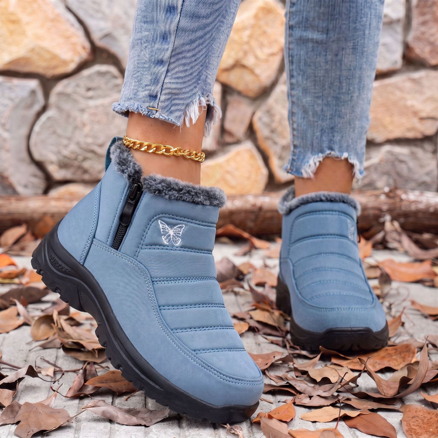 😍Last Day 50% OFF🔥Women’s Insulated Snow Boots – Waterproof, Non-Slip Fur-Lined Winter Boots