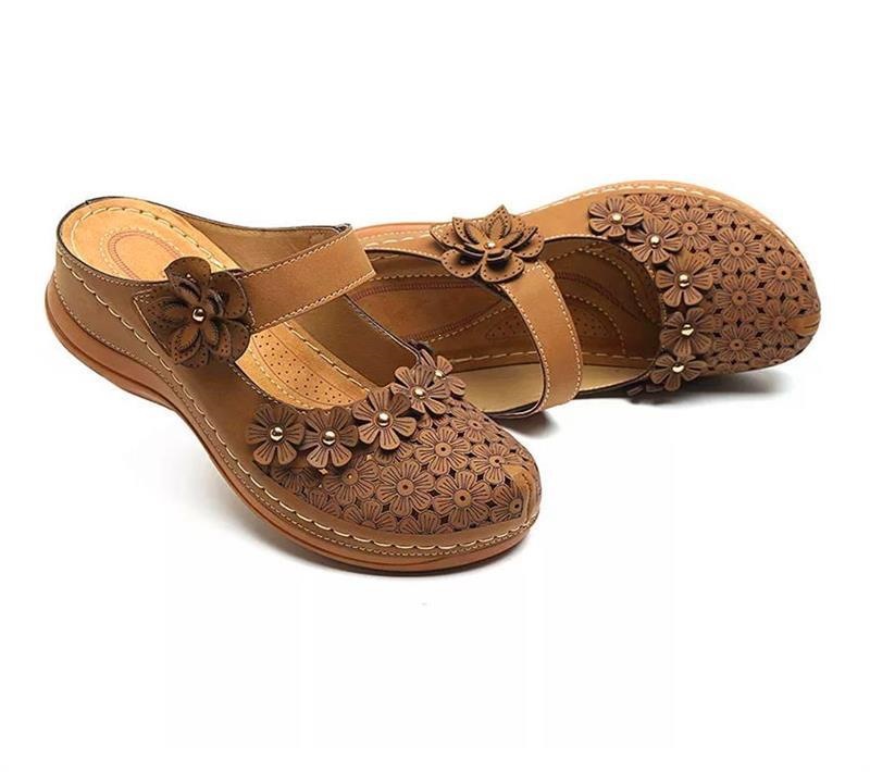 🔥Mega Sale - Buy Now & Save 50% OFF🔥Women's openwork retro round-toe sandals