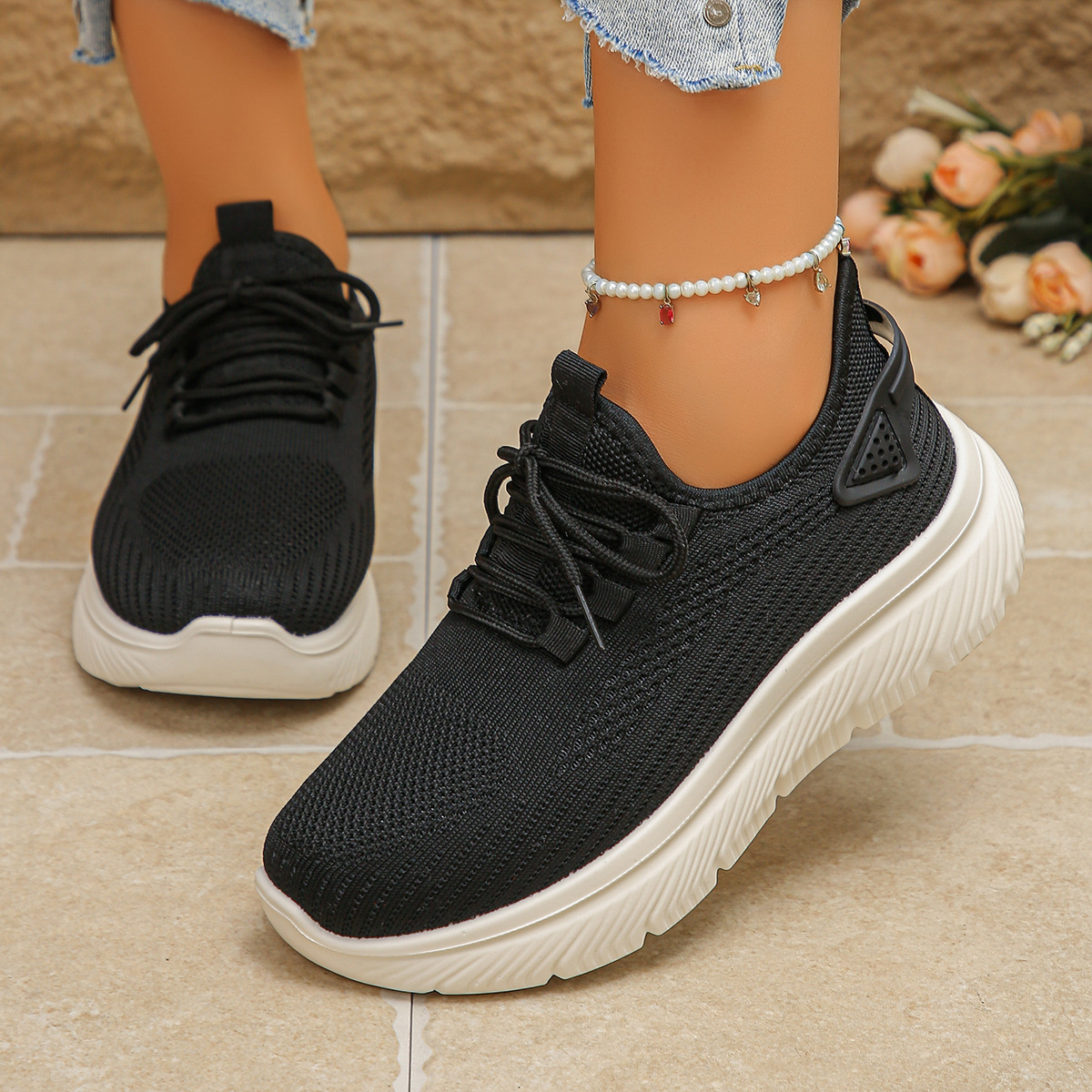🔥Super Sale – 50% off for a limited time only🔥Women’s knitted thermal shoes, lightweight and non-slip – all-day arch support