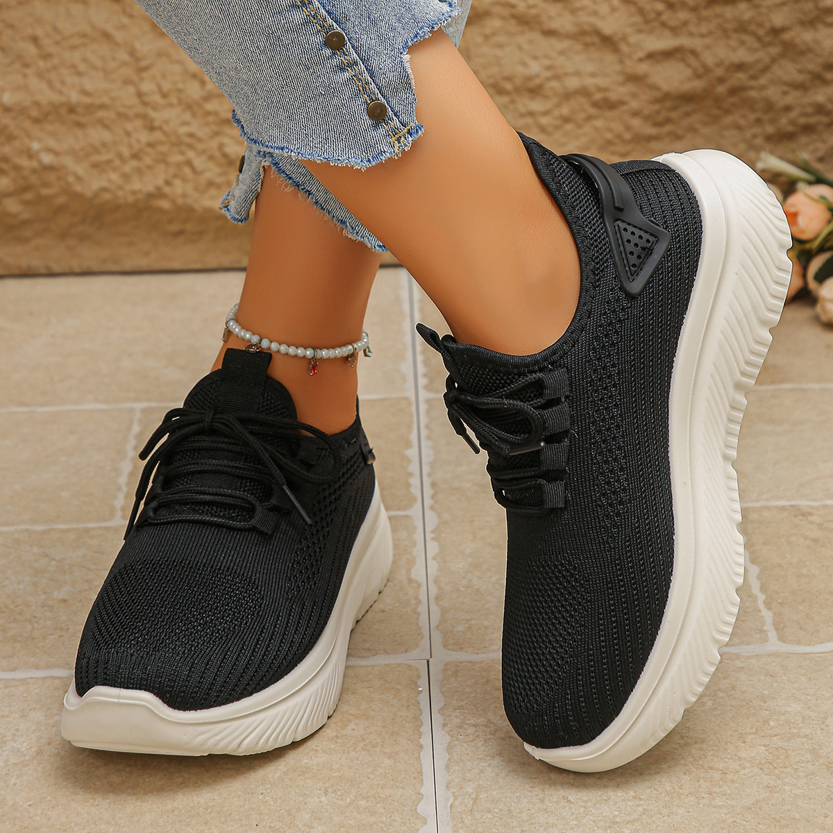 🔥Super Sale – 50% off for a limited time only🔥Women’s knitted thermal shoes, lightweight and non-slip – all-day arch support