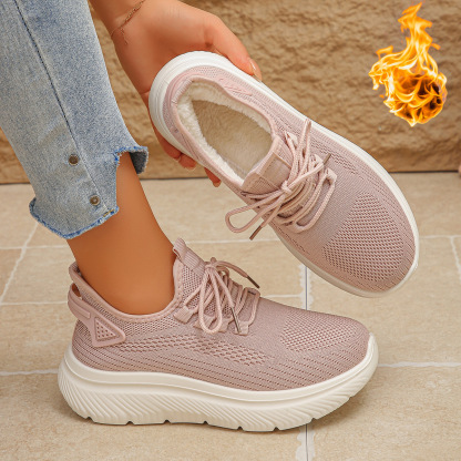 🔥Super Sale – 50% off for a limited time only🔥Women’s knitted thermal shoes, lightweight and non-slip – all-day arch support