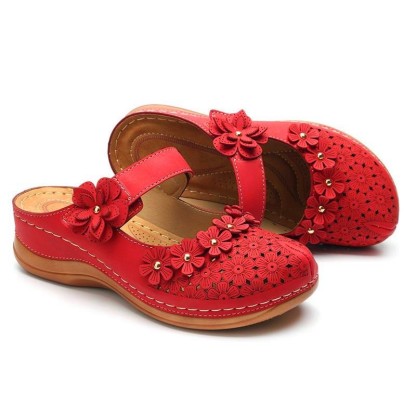 🔥Mega Sale - Buy Now & Save 50% OFF🔥Women's openwork retro round-toe sandals