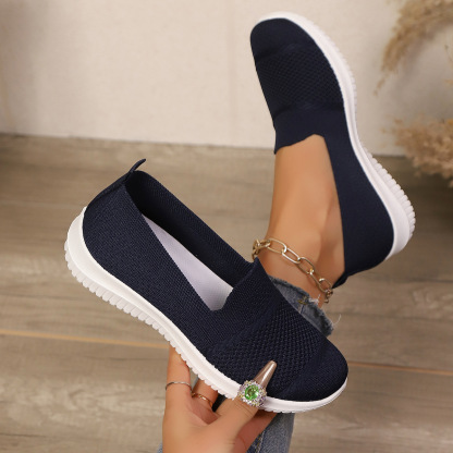 🔥Mega Sale - Buy Now & Save 50% OFF🔥Casual Knit Slip-On Flats – Ultra-Soft Sole, Breathable Everyday Walking Shoes for Women