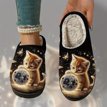 🔥Last Day Promotion 50% OFF - Cute Kitten Series Warm Slippers for Winter