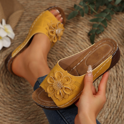 ⏰Last Day! 50% OFF 🔥 New summer printed mid-heel women's sandals