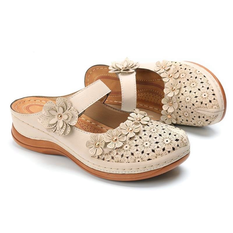 🔥Mega Sale - Buy Now & Save 50% OFF🔥Women's openwork retro round-toe sandals